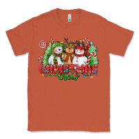 Copper christmas crew polar bear reindeer and snowman Classic Tee - CowGirlArtShop