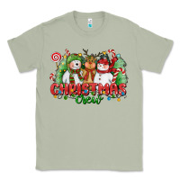 Matcha christmas crew polar bear reindeer and snowman Classic Tee - CowGirlArtShop