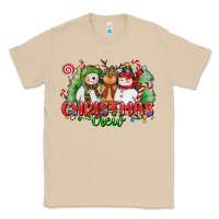 Mushroom christmas crew polar bear reindeer and snowman Classic Tee - CowGirlArtShop