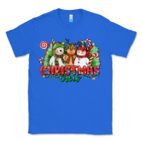 True Royal christmas crew polar bear reindeer and snowman Classic Tee - CowGirlArtShop