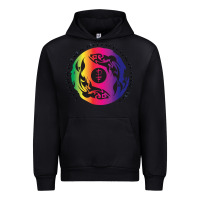 Black two lost souls swimming in a fish bowl Urban Hoodie - linhVisuals