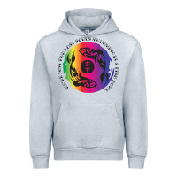 Heather Grey two lost souls swimming in a fish bowl Urban Hoodie - linhVisuals
