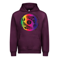 Mauve Wine two lost souls swimming in a fish bowl Urban Hoodie - linhVisuals