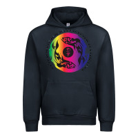 Navy two lost souls swimming in a fish bowl Urban Hoodie - linhVisuals