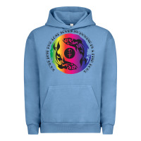 Pigment Pebble Blue two lost souls swimming in a fish bowl Urban Hoodie - linhVisuals