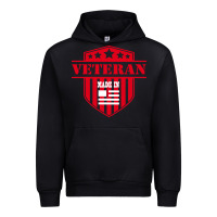 Black veteran made in usa   military Urban Hoodie - linhVisuals