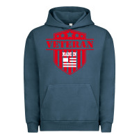 Pigment Midnight Navy veteran made in usa   military Urban Hoodie - linhVisuals