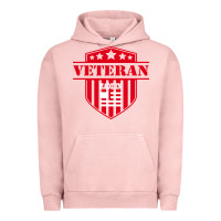 Pigment Salmon veteran made in usa   military Urban Hoodie - linhVisuals