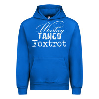 Cobalt wtf in military speak   saying Urban Hoodie - linhVisuals