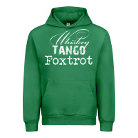 Emerald wtf in military speak   saying Urban Hoodie - linhVisuals