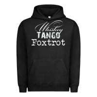 Pigment Black wtf in military speak   saying Urban Hoodie - linhVisuals