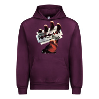 Mauve Wine Judas Of Priest - British Steel Urban Hoodie - linhVisuals
