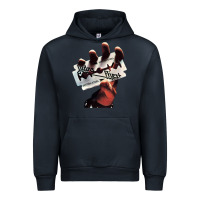 Navy Judas Of Priest - British Steel Urban Hoodie - linhVisuals