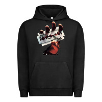 Pigment Black Judas Of Priest - British Steel Urban Hoodie - linhVisuals