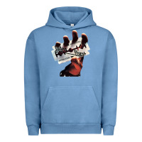 Pigment Pebble Blue Judas Of Priest - British Steel Urban Hoodie - linhVisuals
