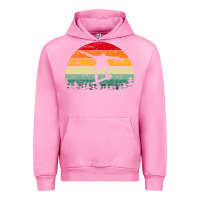 Fuchsia Pink skateboard vintage for skateboards lovers Urban Hoodie - linhVisuals