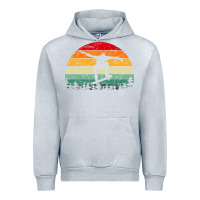 Heather Grey skateboard vintage for skateboards lovers Urban Hoodie - linhVisuals