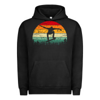 Pigment Black skateboard vintage for skateboards lovers Urban Hoodie - linhVisuals