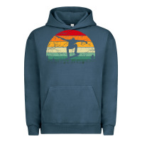 Pigment Midnight Navy skateboard vintage for skateboards lovers Urban Hoodie - linhVisuals