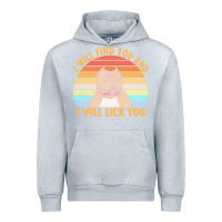 Heather Grey i will find you and i will lick you t  shirt i will find you and i wil Urban Hoodie - linhVisuals