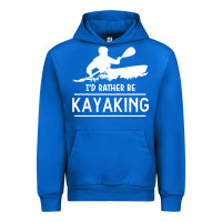 Cobalt kayaking t  shirt i' d rather be at the lake kayaking t  shirt Urban Hoodie - linhVisuals