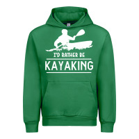 Emerald kayaking t  shirt i' d rather be at the lake kayaking t  shirt Urban Hoodie - linhVisuals