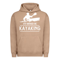 Pigment Burro kayaking t  shirt i' d rather be at the lake kayaking t  shirt Urban Hoodie - linhVisuals