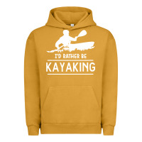 Pigment Peanut Butter kayaking t  shirt i' d rather be at the lake kayaking t  shirt Urban Hoodie - linhVisuals