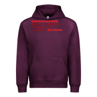 Mauve Wine logocnsmdp conservatoire de paris Urban Hoodie - linhVisuals
