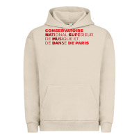 Pigment French Oak logocnsmdp conservatoire de paris Urban Hoodie - linhVisuals