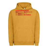 Pigment Peanut Butter logocnsmdp conservatoire de paris Urban Hoodie - linhVisuals