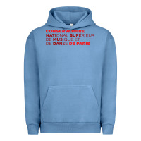Pigment Pebble Blue logocnsmdp conservatoire de paris Urban Hoodie - linhVisuals