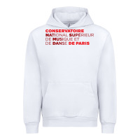 White logocnsmdp conservatoire de paris Urban Hoodie - linhVisuals