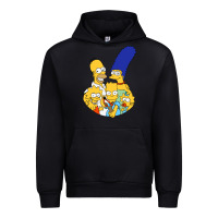 Black simpson Urban Hoodie - linhVisuals