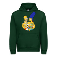 Forest Green simpson Urban Hoodie - linhVisuals