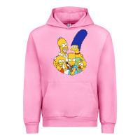 Fuchsia Pink simpson Urban Hoodie - linhVisuals