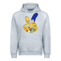 Heather Grey simpson Urban Hoodie - linhVisuals