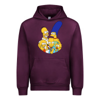 Mauve Wine simpson Urban Hoodie - linhVisuals