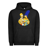 Pigment Black simpson Urban Hoodie - linhVisuals