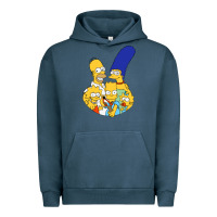 Pigment Midnight Navy simpson Urban Hoodie - linhVisuals