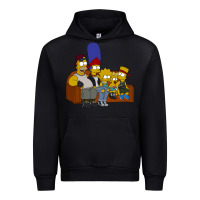 Black simpson family Urban Hoodie - linhVisuals