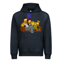 Navy simpson family Urban Hoodie - linhVisuals