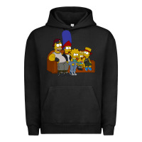 Pigment Black simpson family Urban Hoodie - linhVisuals