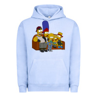 Pigment Grape Ice simpson family Urban Hoodie - linhVisuals
