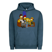 Pigment Midnight Navy simpson family Urban Hoodie - linhVisuals