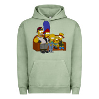 Pigment Oil Green simpson family Urban Hoodie - linhVisuals