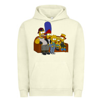 Pigment Pistachio simpson family Urban Hoodie - linhVisuals
