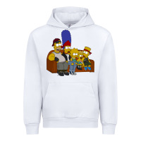 White simpson family Urban Hoodie - linhVisuals