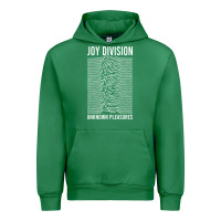 Emerald JOY DIVISION - UNKNOWN PLEASURES Urban Hoodie - linhVisuals