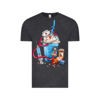 Vintage Black Nurse frappe coffee Vintage Tee - FaDigitalArtStudio